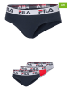 Fila 3er-Set Pantys in Dunkelblau/ Rot/ Grau