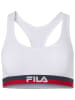 Fila Top w kolorze biało-granatowo-czerwonym