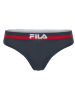 Fila 3tlg. Wäscheset in Dunkelblau/ Rot