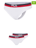 Fila 2-delige set: strings wit/donkerblauw/rood