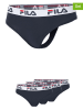 Fila Stringi (3 pary) w kolorze granatowo-białym