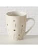 Boltze 2-delige set: koppen "Canea" crème/wit - 350 ml