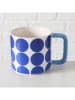 Boltze 2er-Set: Tassen "Elysa" in Blau/ Weiß - 350 ml