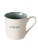 Boltze Kubek "Emile" w kolorze biało-zielonym - 390 ml
