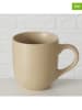 Boltze 2er-Set: Tassen "Pastell" in Beige - 300 ml