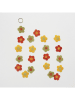 Boltze 2er-Set: Capiz-Girlanden "Florece" in Bunt - (L)180 cm