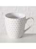 Boltze 2-delige set: mokken wit/rood - 480 ml
