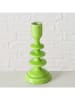Boltze Kaarshouder "Kalea" groen - (H)18,5 cm