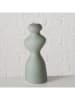 Boltze 2er-Set: Kerzenleuchter "Morana" in Grau/ Creme - (H)22 cm