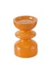 Boltze Kaarshouder "Peolina" oranje - (H)15 cm