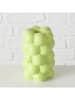 Boltze 2-delige set: kaarshouders "Verdura" groen - (H)12 cm