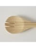 Boltze 2tlg. Salatbesteck-Set "Bambo" in Beige/ Schwarz - (L)29 cm