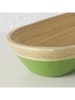 Boltze Servierschale "Bambo" in Beige/ Grün - (B)40 x (H)6,5 cm