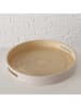 Boltze Dienblad "Bambo" beige - Ø 35,4 cm