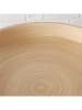 Boltze Tablett "Bambo" in Beige - Ø 35,4 cm