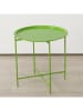 Boltze Couchtisch "Rocko" in Grün - (H)46 x Ø 46 cm