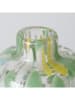 Boltze Vase ''Greena'' in Grün/ Weiß - (H)17 x Ø 13 cm