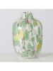 Boltze Vase ''Greena'' in Grün/ Weiß - (H)25 x Ø 16 cm