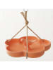 Boltze Vogeltränke "Giardino" in Orange - (B)23 x (H)7 cm