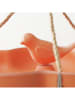 Boltze Vogeltränke "Giardino" in Orange - (B)23 x (H)7 cm