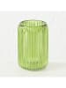 Boltze 2-delige set: windlichten "Remsa" groen - (H)12,5 x Ø 8 cm