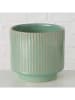 Boltze Overpot "Gritta" mintgroen - (H)12 x Ø 13 cm