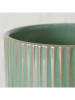 Boltze Overpot "Gritta" mintgroen - (H)12 x Ø 13 cm