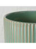 Boltze Übertopf "Gritta" in Mint - (H)14 x Ø 16,5 cm