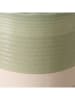 Boltze Übertopf "Marlo" in Grün/ Creme - (H)10,5 x Ø 11 cm