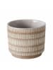 Boltze Übertopf "Muro" in Hellbraun/ Weiß - (H)11,5 x Ø 14 cm