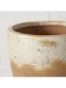 Boltze Overpot "Panola" lichtbruin/crème - (H)13 x Ø 14,5 cm