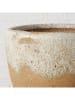 Boltze Übertopf "Palona" in Hellbraun/ Creme - (H)16 x Ø 18 cm