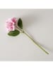 Boltze 2er-Set: Kunstblumen "Hortensie" in Grün/ Rosa - (H)46 cm