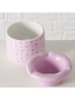 Boltze 2er-Set: Sturmaschenbecher "Milena" in Rosa - (H)7,5 cm