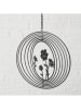 Boltze 2-delige set: deco hangers "Esra" beige/zwart - (L)18 cm