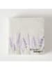 Boltze 2-delige set: servetten "Lavander" paars/wit - 2x 20 stuks