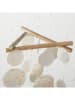 Boltze Windgong "Tysko" wit/beige - (H)109 cm