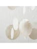 Boltze Windgong "Tysko" wit/beige - (H)109 cm