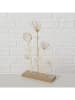 Boltze 2-delige set: deco objecten "Davina" goudkleurig - (B)18 x (H)31 cm