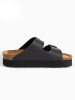 Sunbay Pantoletten "Edelweiß" in Schwarz