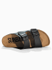 Sunbay Slippers "Edelweiß" zwart