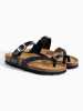 Sunbay Teenslippers "Tulipe" zwart