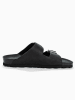 Sunbay Leder-Pantoletten "Trefle" in Schwarz