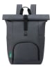 Delsey x Benetton Rucksack "Be" in Anthrazit - (B)37 x (H)44 x (T)13 cm