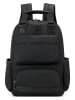 Delsey x Benetton Rugzak "Color Block" zwart - (B)32 x (H)42 x (D)18 cm