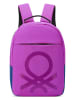 Delsey x Benetton Rugzak "Fabrica" roze - (B)30 x (H)44 x (D)14 cm
