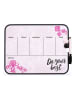 Tri-Coastal Design Wochenplan-Tafel in Rosa - (L)21 x (B)28 cm
