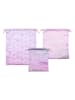 Tri-Coastal Design 3-delige set: reisbuidels paars