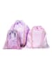 Tri-Coastal Design 3-delige set: reisbuidels paars