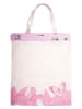 Tri-Coastal Design Shopper in Creme/ Pink - (L)40 x (B)37cm